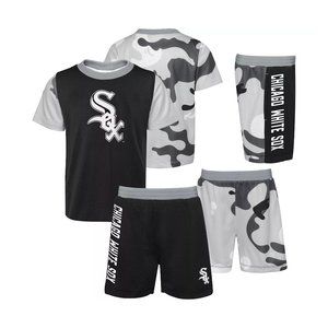 MLB Apparel Youth Chicago White Sox Camouflage Two Piece Shorts Set S (4)